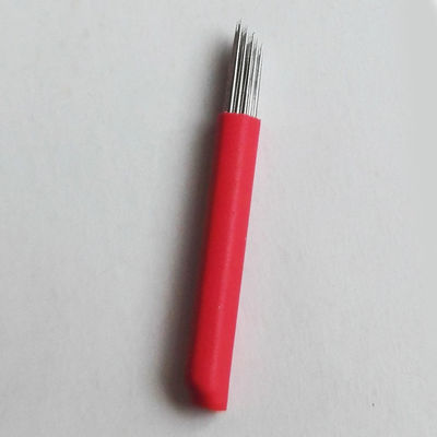 China Runde 17RL nebeln 3D Emberiory manueller Pen Permanent Makeup Needles Blade für Lippe ein fournisseur