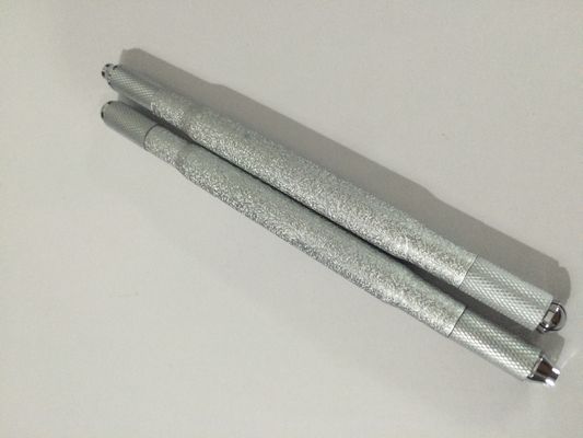 China Doppelter manueller Tätowierungs-Aluminiumstift des Kopf-5D Microblading, Augenbrauen-Tätowierungs-Stift fournisseur