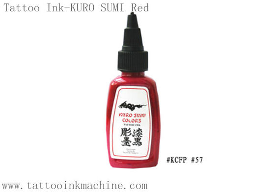 China Soem Kuro ewige Tätowierung 0.5OZ/1OZ Sumi schwärzen rote Farbe für tätowierenden Körper mit Tinte fournisseur