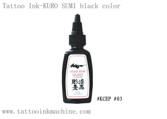 China Tätowierungs-Tinte Soem Kuro Sumi For Tattooing Body der wahre schwarze Farbe1oz ewiges fournisseur