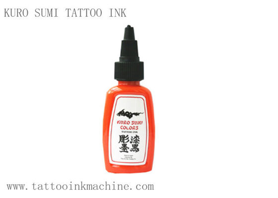 China Orange Farbewiges Tätowierungs-Tinte Kuro Sumi Soem für das Körper-Tätowieren fournisseur