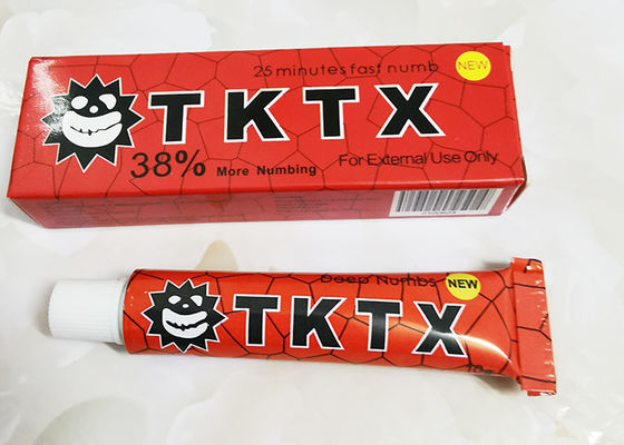 China 38% TKTX Augenbrauen-sofortige betäubende Aufkleber-Haut-betäubende Creme für Tätowierungen fournisseur