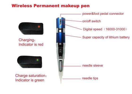 China Tätowierungs-Augenbrauen-Maschinen-Ausrüstung mit drahtlosem dauerhaftem Make-up Pen Kit fournisseur