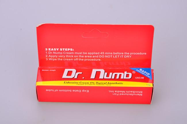 Aktuelle Schmerz-Tätowierungs-betäubende Creme 5% Lidocaine-Dr.-Numb Pain Relief 5
