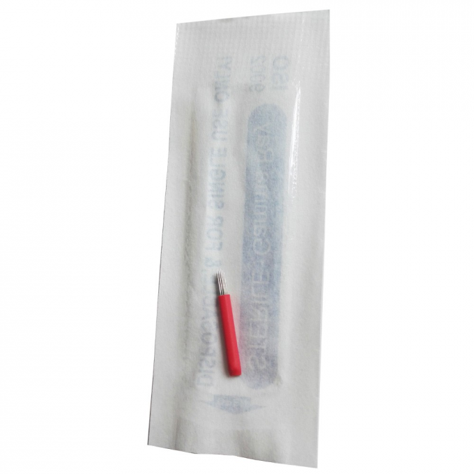 Runde 17RL nebeln 3D Emberiory manueller Pen Permanent Makeup Needles Blade für Lippe ein 0