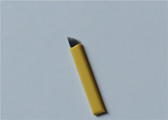 Dauerhafte Make-uptätowierung Microblading-Nadeln, 0.25mm 7 Stifttätowierungs-Blatt 0