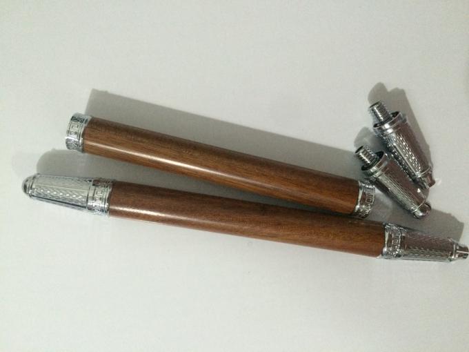 Hölzerne doppelte manuelle Augenbrauen-dauerhafter Make-uptätowierungs-Stift des Kopf-4D 0