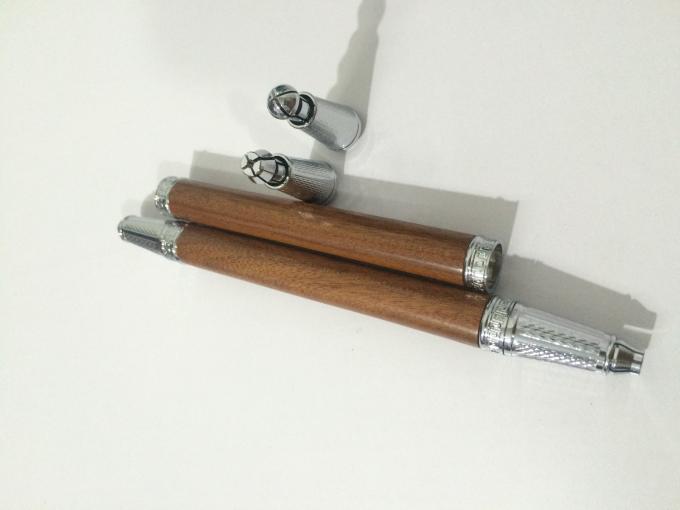 Hölzerne doppelte manuelle Augenbrauen-dauerhafter Make-uptätowierungs-Stift des Kopf-4D 1