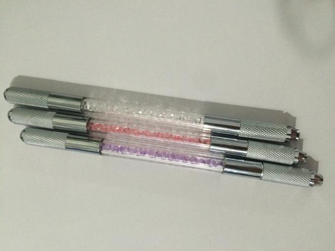 Tätowierungs-Stift Crystal Material Doubel Head Eyebrows Microblading für dauerhaftes Make-up 1