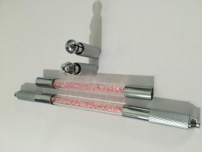 Tätowierungs-Stift Crystal Material Doubel Head Eyebrows Microblading für dauerhaftes Make-up 2