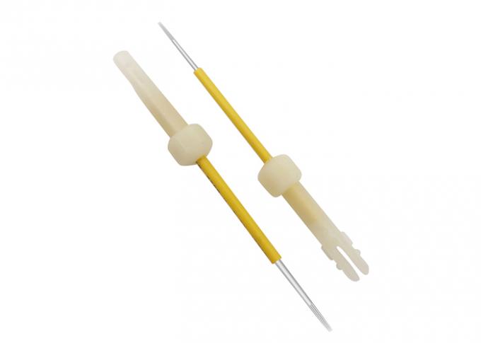Gelbe Lippenoperations-Tätowierungs-Maschinen-Nadeln Biotouch-Mosaik-5RL 0