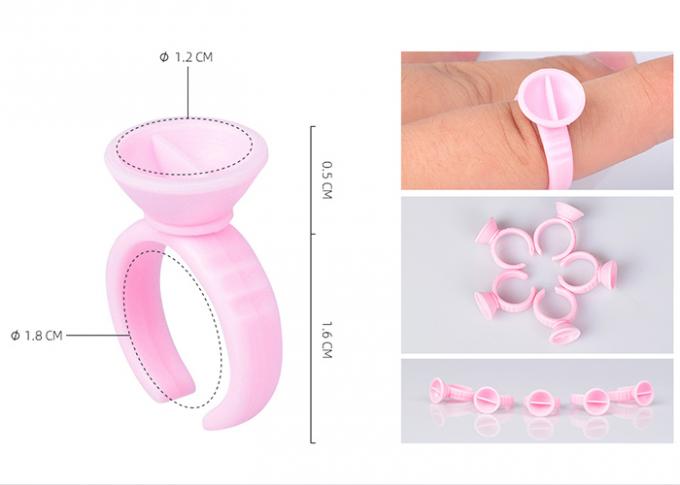 Halb dauerhafte Tätowierungs-Ausrüstungs-Versorgungs-rosa Tinte Ring Holder 1