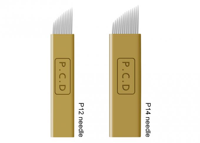 Stifte PCD-Augenbrauen-12, die dauerhafte Make-upnadeln formen 0