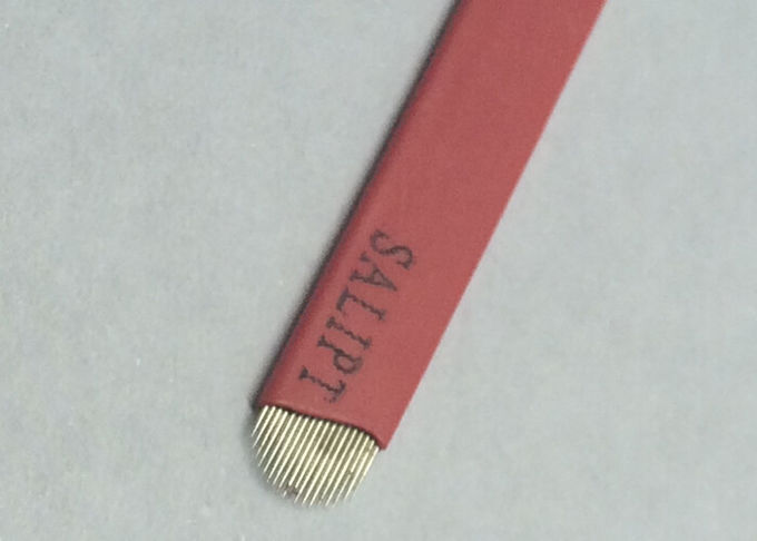 U formen die dauerhafte Tätowierung 21Pins, die Nadeln für Make-upmanuellen Stift schattiert 0