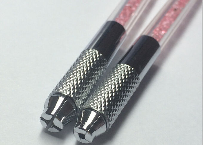 Dauerhafte Make-uptätowierungs-manueller Stift des Kristall-110MM, Nadel-Blatt-kosmetischer Tätowierungs-Stift 0