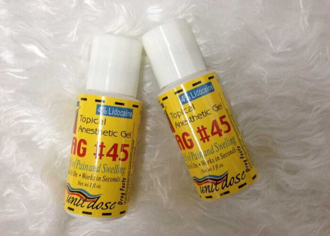 Kundenspezifisches aktuelles Betäubungsmittel Tag45 sahnt den Lidocaine, der Creme-Gel betäubt 0