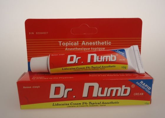 China Aktuelle Schmerz-Tätowierungs-betäubende Creme 5% Lidocaine-Dr.-Numb Pain Relief fournisseur