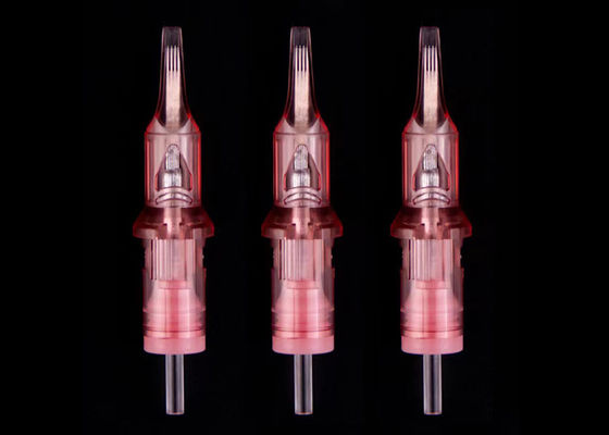 China Medizinischer Standard Edelstahl Permanent Make-up Nadeln in rosa Farbe fournisseur