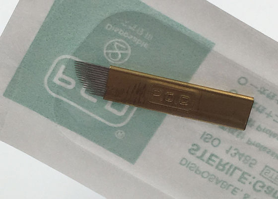 China Kundenspezifische sterile manuelle Tätowierung Pen Permanent Makeup Needles Liner Premade fournisseur