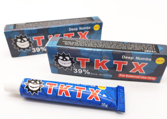 China 39% blaue TKTX Augenbrauen-Lippeneyeliner-Operations-Tätowierungs-Betäubungsmittel-Creme fournisseur