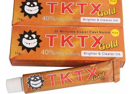 China 40% Gold-TKTX super taube schmerzlose Lidocaine-Tätowierungs-Betäubungsmittel-Creme fournisseur