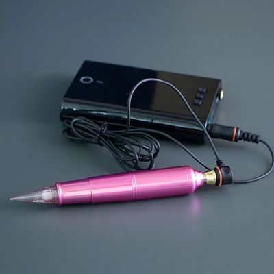 Kopfhaut Mikropigmentierung Augenbraue Eyeline Lippe Rotations-Tattoo-Patronen Stift Edelstahl mit elektrischer Batterie fournisseur