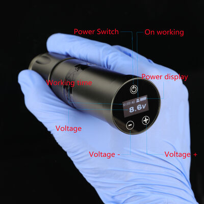 INKONE NARW Marke Digitale LCD Touchscreen Anzeige 1800mAh Batterie Tätowierfeder Mikropigmentierungsmaschine Wireless Tätowiermaschine fournisseur