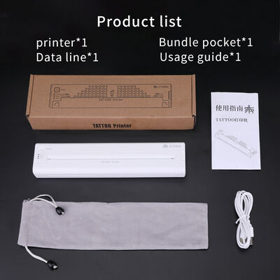 12000 mAh Mini Tattoo Schablone Drucker Thermische Kopierer Maschine Wireless Transfer Drucker Tattoo Drucker Maschine fournisseur