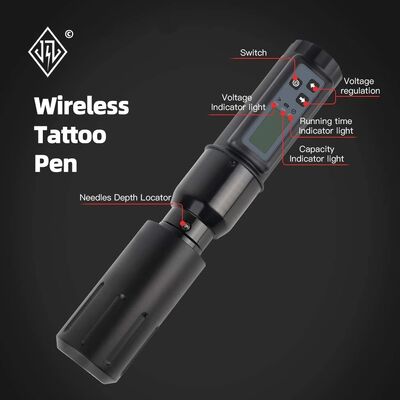 Electric LCD Display 2000mAh Battery Tattoo Gun RCA Wireless Rotary Tattoo Machine Pen Kit  for Tattoo Artist fournisseur
