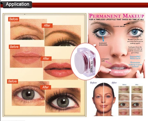 Frisches reines Mikropigment für Augenbraue/Eyeline/Lippe mit vorzüglichem Glanz 3