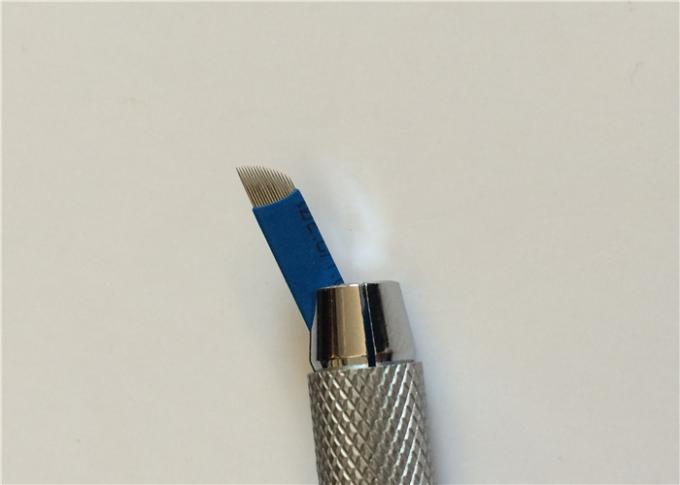 Blau dauerhafte Sticknadeln 0,25 Millimeters 17 Stiftdes make-up3d für Tätowierungen 0
