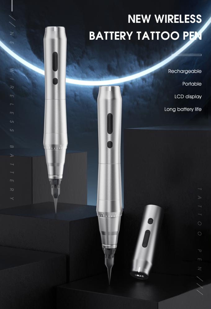 Drahtlose Dermographie-Maschine SPMU Kabellose Augenbraue Permanente Make-up Universalpatrone Mikrobladermaschine Tätowierfeder 6