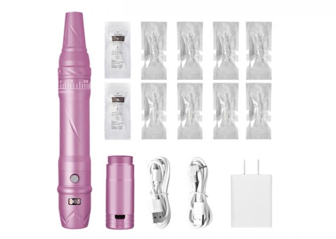 Drahtlose PMU-Maschine Tattoo-Stift, elektrische Mikrobladen-Makeup-Tattoo-Maschine 0