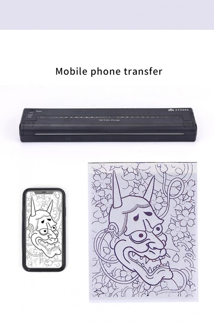 12000 mAh Mini Tattoo Schablone Drucker Thermische Kopierer Maschine Wireless Transfer Drucker Tattoo Drucker Maschine 14