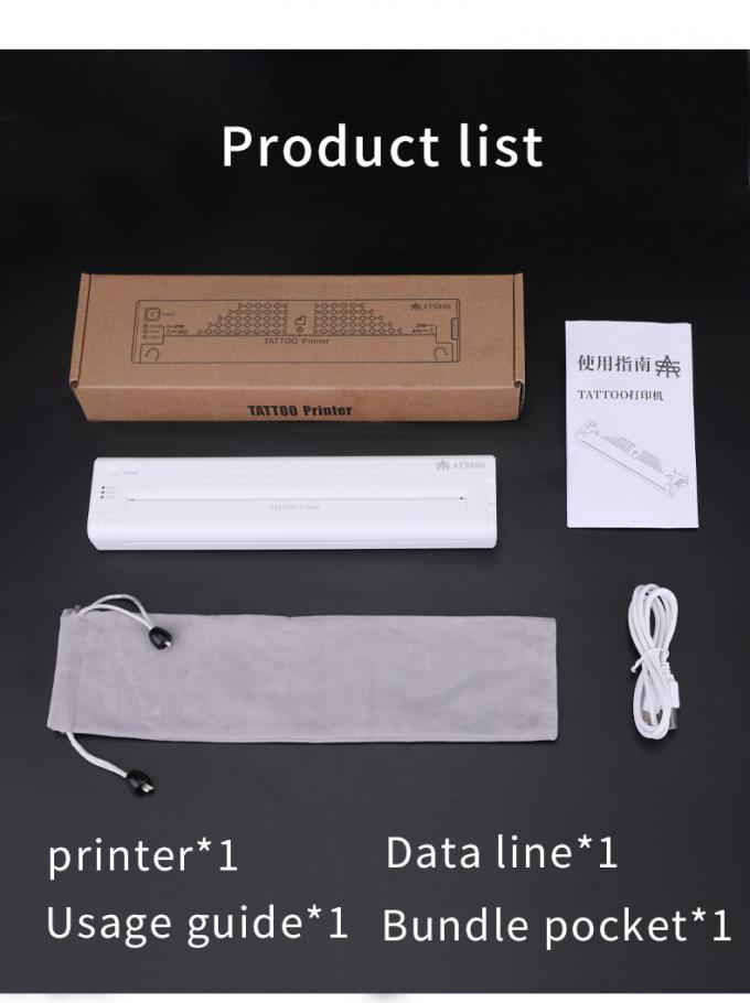 12000 mAh Mini Tattoo Schablone Drucker Thermische Kopierer Maschine Wireless Transfer Drucker Tattoo Drucker Maschine 28