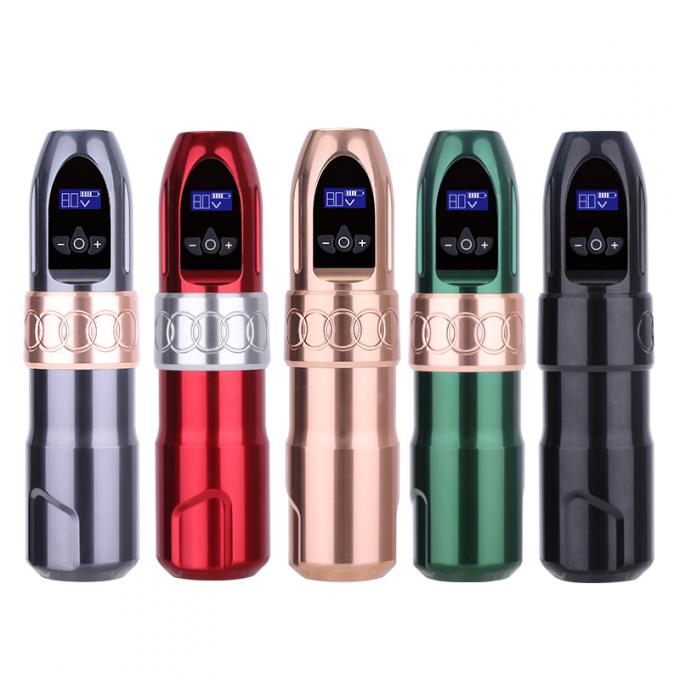 Digitale rotierende Batterie, Kernlose Tattoo-Pistole, Tattoo-Stift, drahtlose Tattoo-Maschine mit 1800 Mah 0