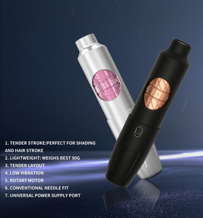 Dermograph Make-up Digital drahtlose Batterie Drehtattoo-Maschine Permanente Make-up Tattoo-Pistole 8