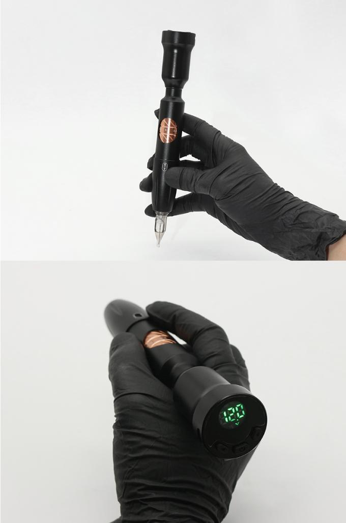 Dermograph Make-up Digital drahtlose Batterie Drehtattoo-Maschine Permanente Make-up Tattoo-Pistole 22