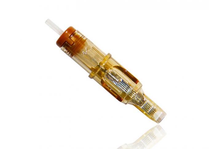 20 Stück/Box Gelbe Tattoopatrone Augenbraue Permanente Make-up Nadeln 4