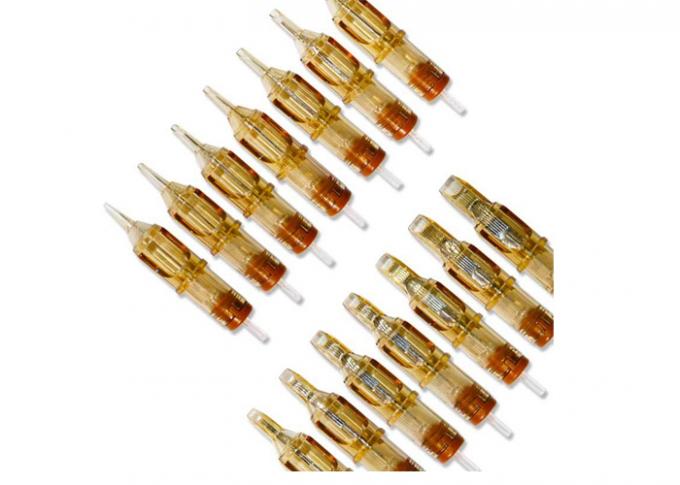 20 Stück/Box Gelbe Tattoopatrone Augenbraue Permanente Make-up Nadeln 2
