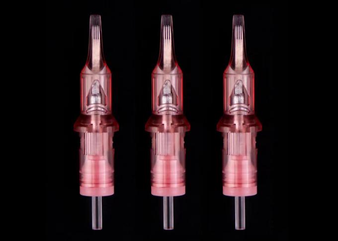 Medizinischer Standard Edelstahl Permanent Make-up Nadeln in rosa Farbe 1