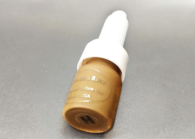 Ewige Tätowierungs-Tinte helle Augenbraue Microblading des Kaffee-5ml 3D 0